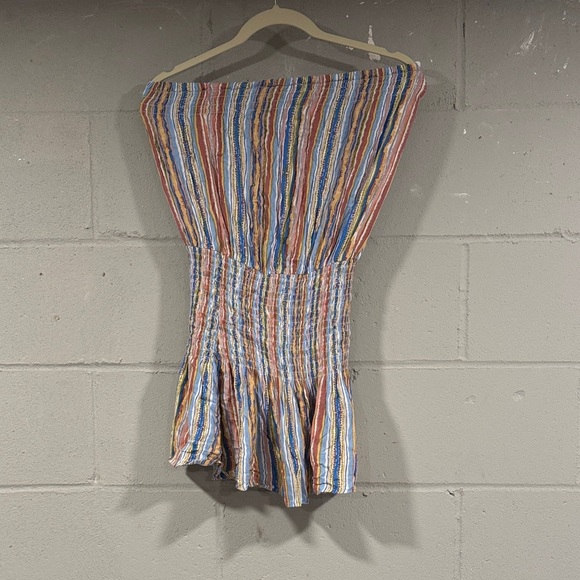 Isabelle’s Cabinet Colorful Striped Women's romper short size medium - Picture 2 of 5